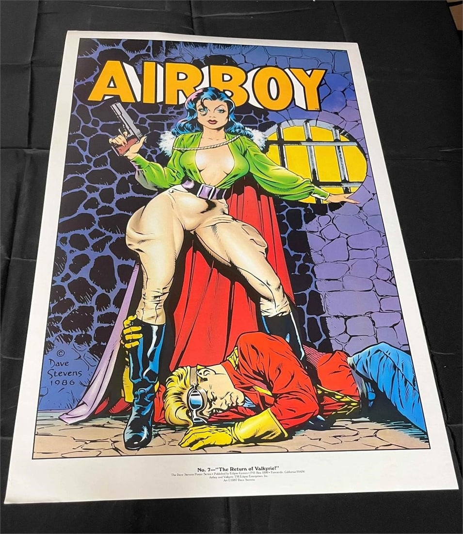Dave Stevens Poster Series Airboy Classic Cover (1 of 1)