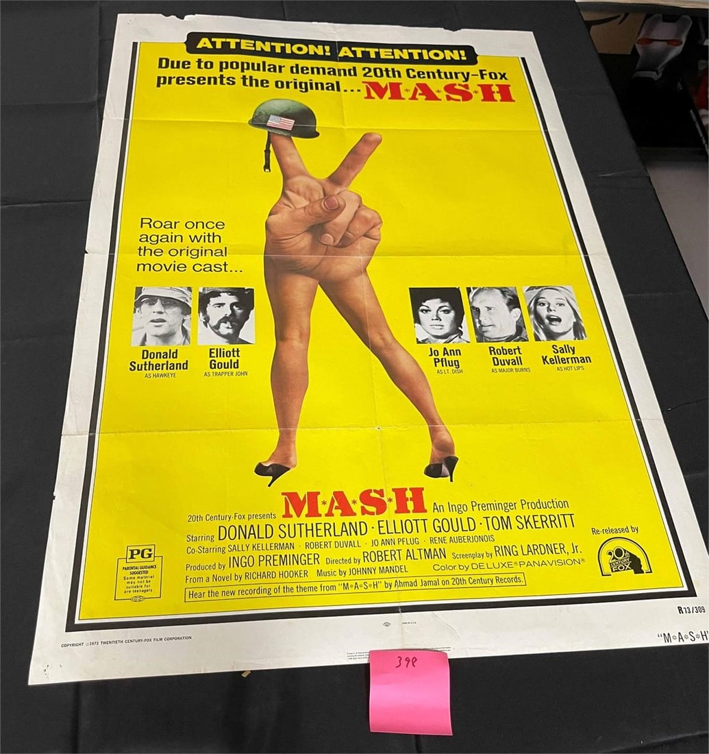 Mash Original One Sheet Movie Poster (1 of 1)