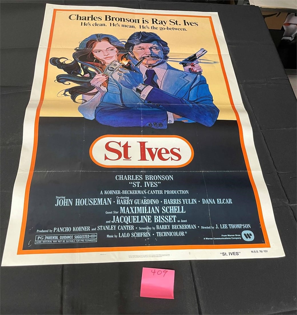 St Ives Original One Sheet Movie Poster: We are a veteran owned company. Please look at the pictures carefully to determine what you believe the condition of collectible is. We are currently accepting consignments. Email us a aeronhouse1994@