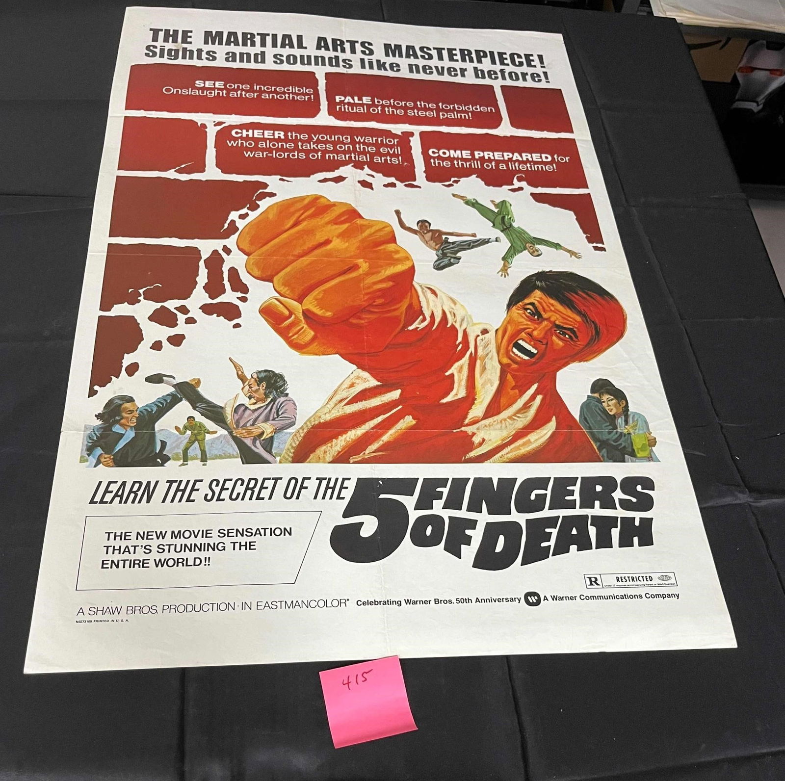 5 Fingers of Death One Sheet Movie Poster (1 of 1)
