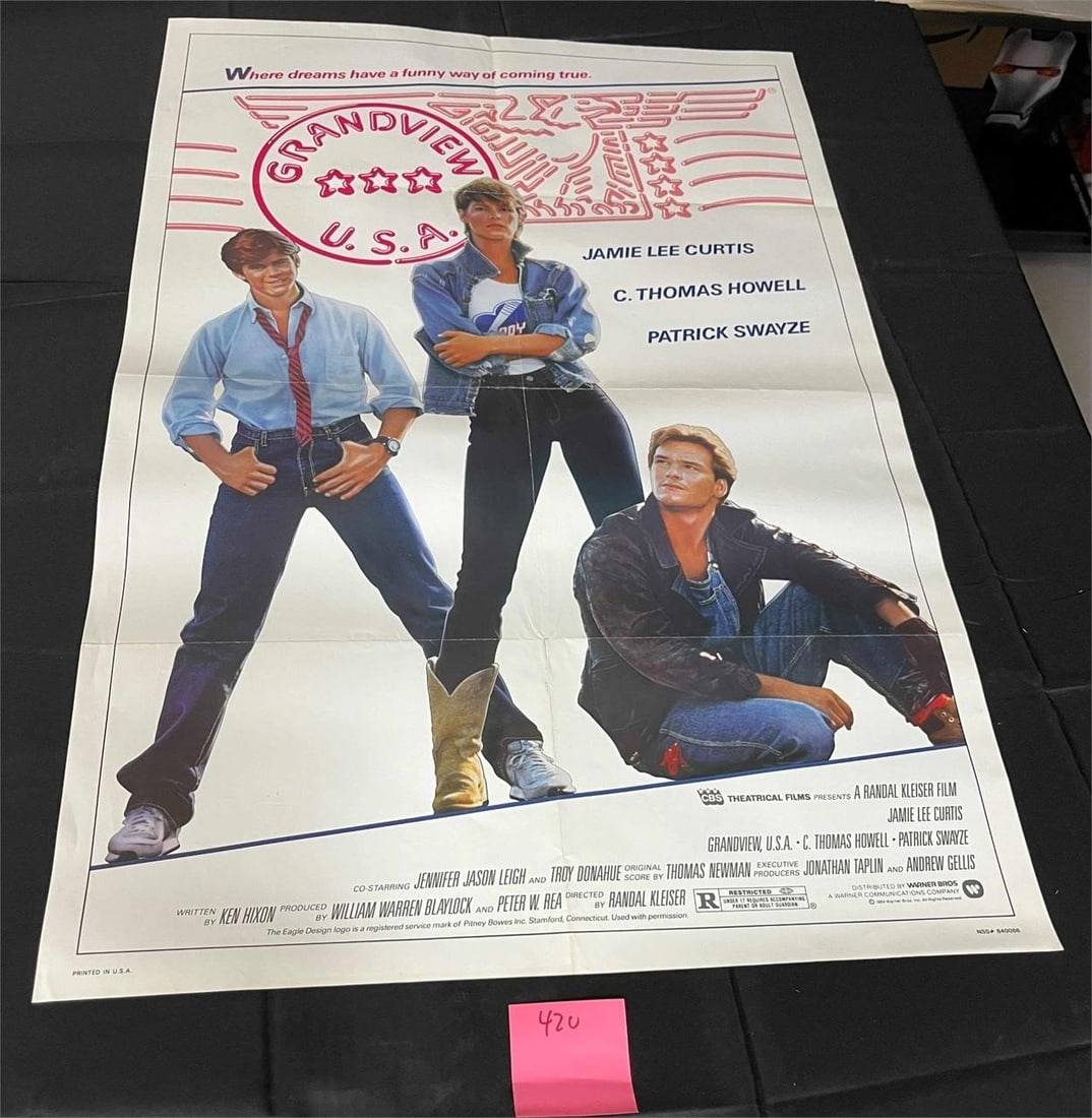 Grandview USA Original Movie Poster Patrick Swayze (1 of 2)