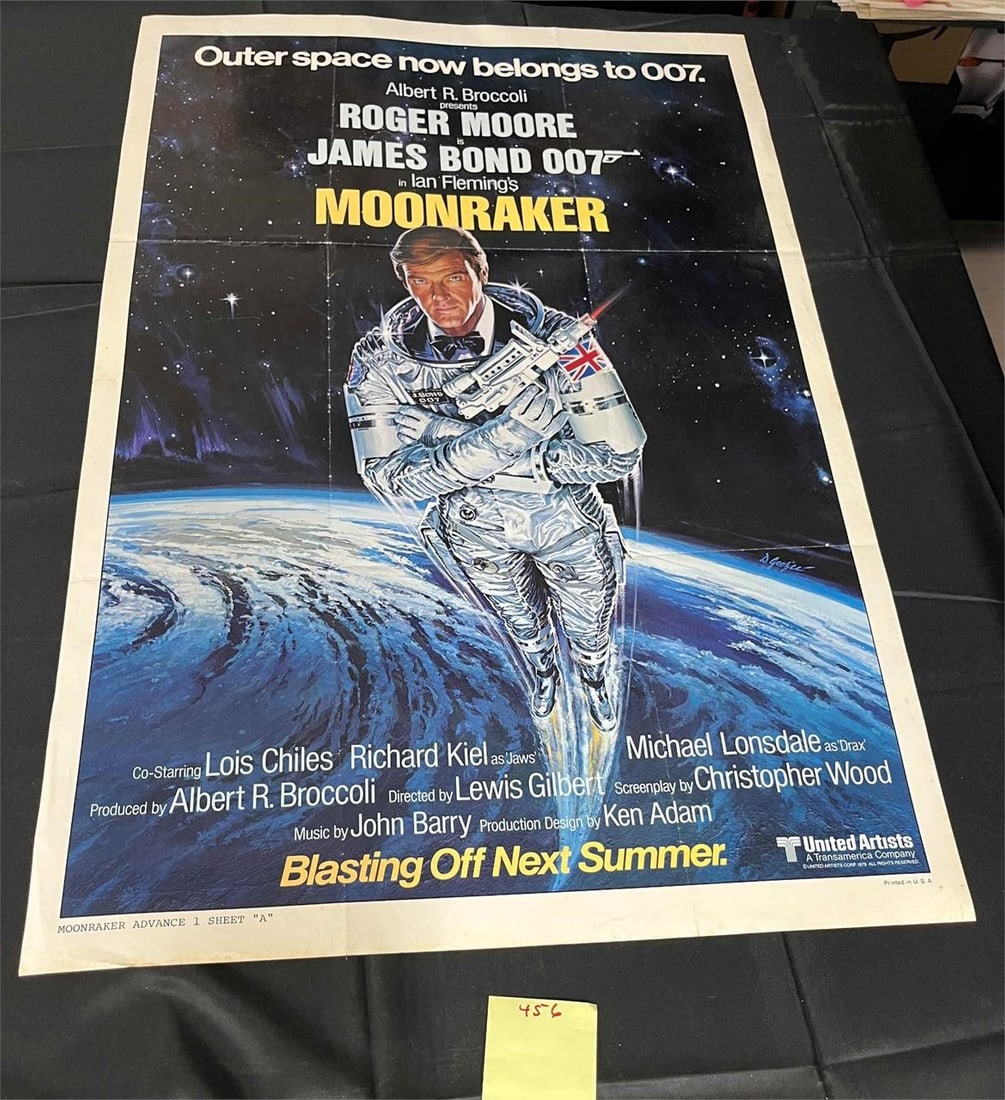 Moonraker Official Advance Movie Poster (1 of 1)