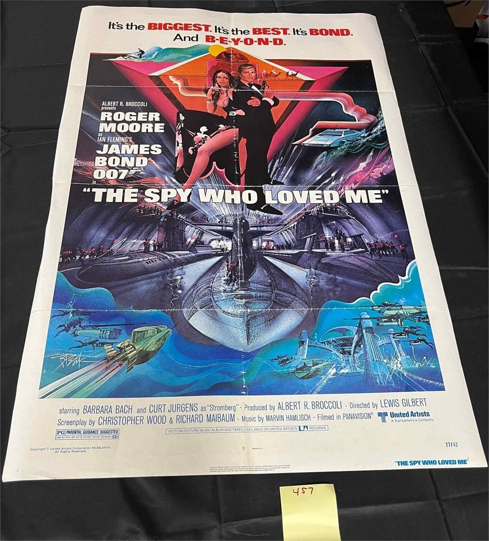 The Spy Who Loved Me Original Movie Poster (1 of 1)