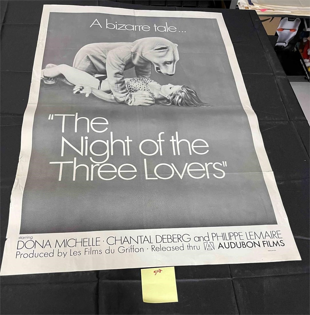 Night of Three Lovers Official Movie Poster (1 of 1)
