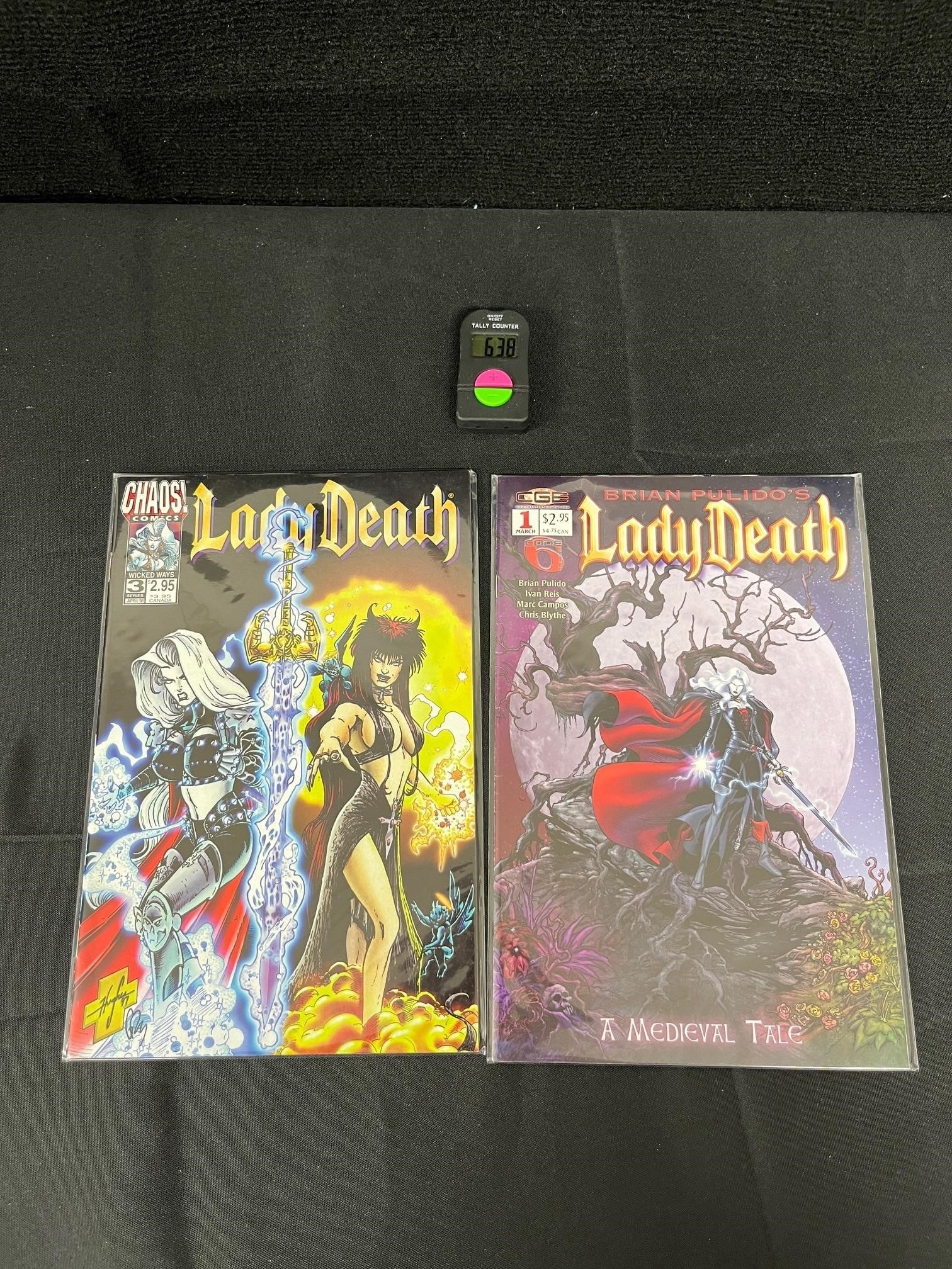 Lady Death Comics: We are a veteran owned company. Please look at the pictures carefully to determine what you believe the condition of collectible is. We are currently accepting consignments. Email us a aeronhouse1994@