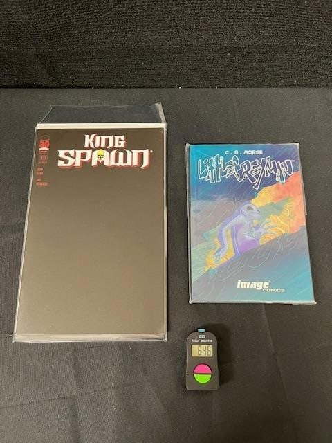 King Spawn 10 & Little Green Man: We are a veteran owned company. Please look at the pictures carefully to determine what you believe the condition of collectible is. We are currently accepting consignments. Email us a aeronhouse1994@