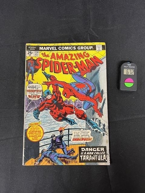 Amazing Spider-man 134 1st Tarantula, 2nd Punisher: We are a veteran owned company. Please look at the pictures carefully to determine what you believe the condition of collectible is. We are currently accepting consignments. Email us a aeronhouse1994@
