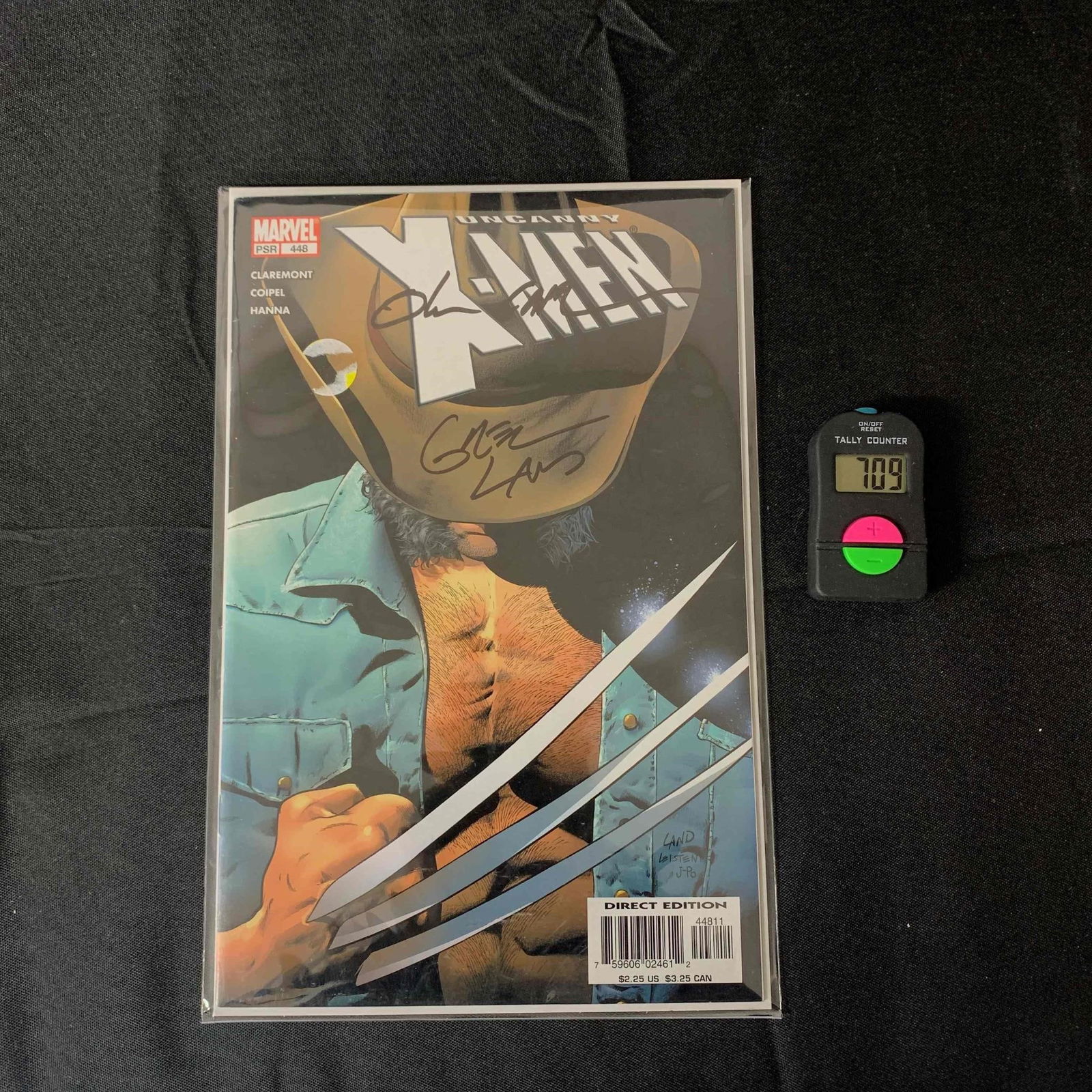 X-men 448 w/ COA Signed Greg Land & Olivier Copiel (1 of 3)