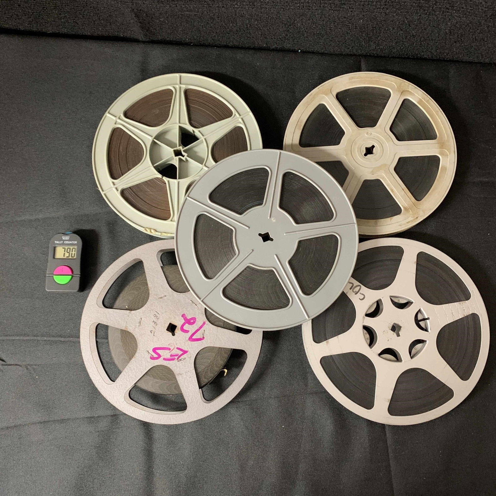 5 16mm Movie Reels: Reels were not tested prior to auction. We are a veteran owned company. Please look at the pictures carefully to determine what you believe the condition of collectible is. We are currently accepting 