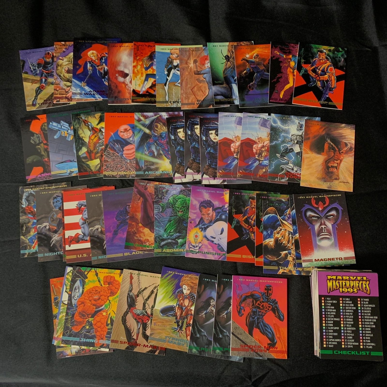 1993 Marvel Master Pieces Trading Cards (1 of 3)