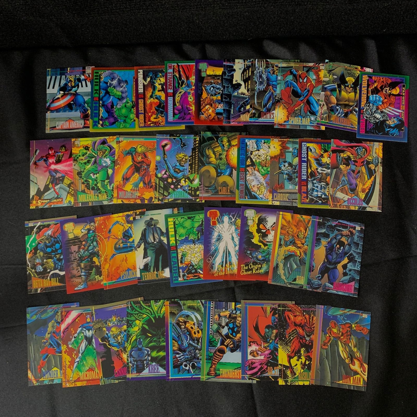 1993 Skybox Marvel Trading Cards Lot (1 of 2)