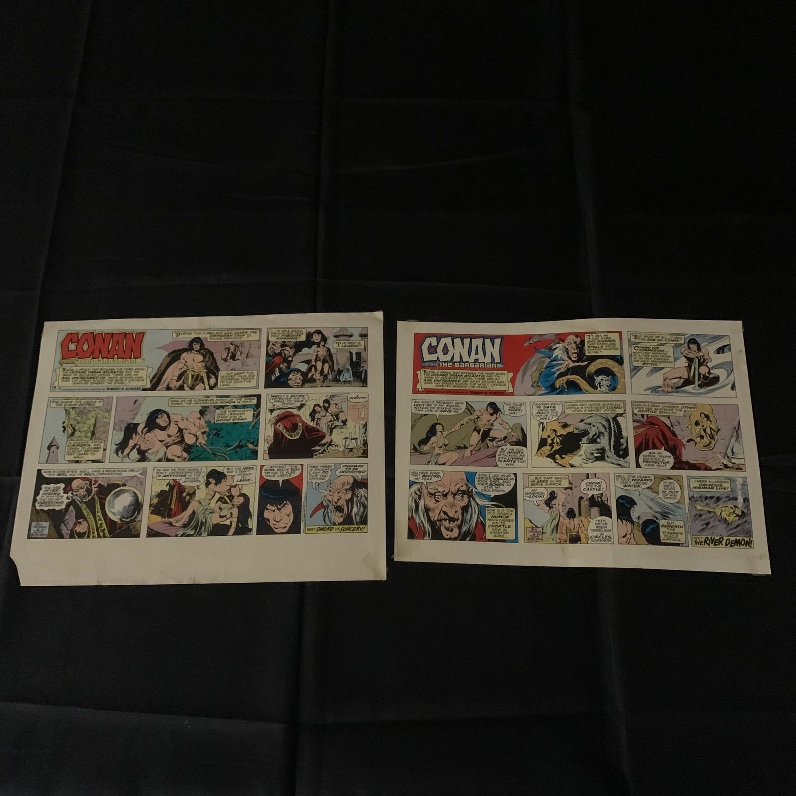 Group of Conan the Barbarian Color Art Proofs (1 of 3)