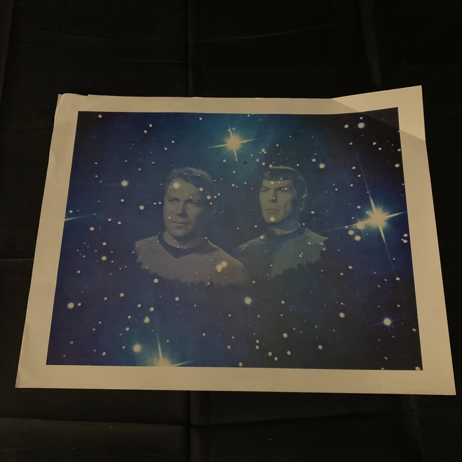 Vintage Kirk & Spock Print: We are a veteran owned company. Please look at the pictures carefully to determine what you believe the condition of collectible is. We are currently accepting consignments. Email us a aeronhouse1994@