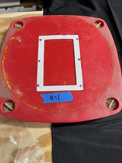 8mm Reel in Red Plastic Case (1 of 1)