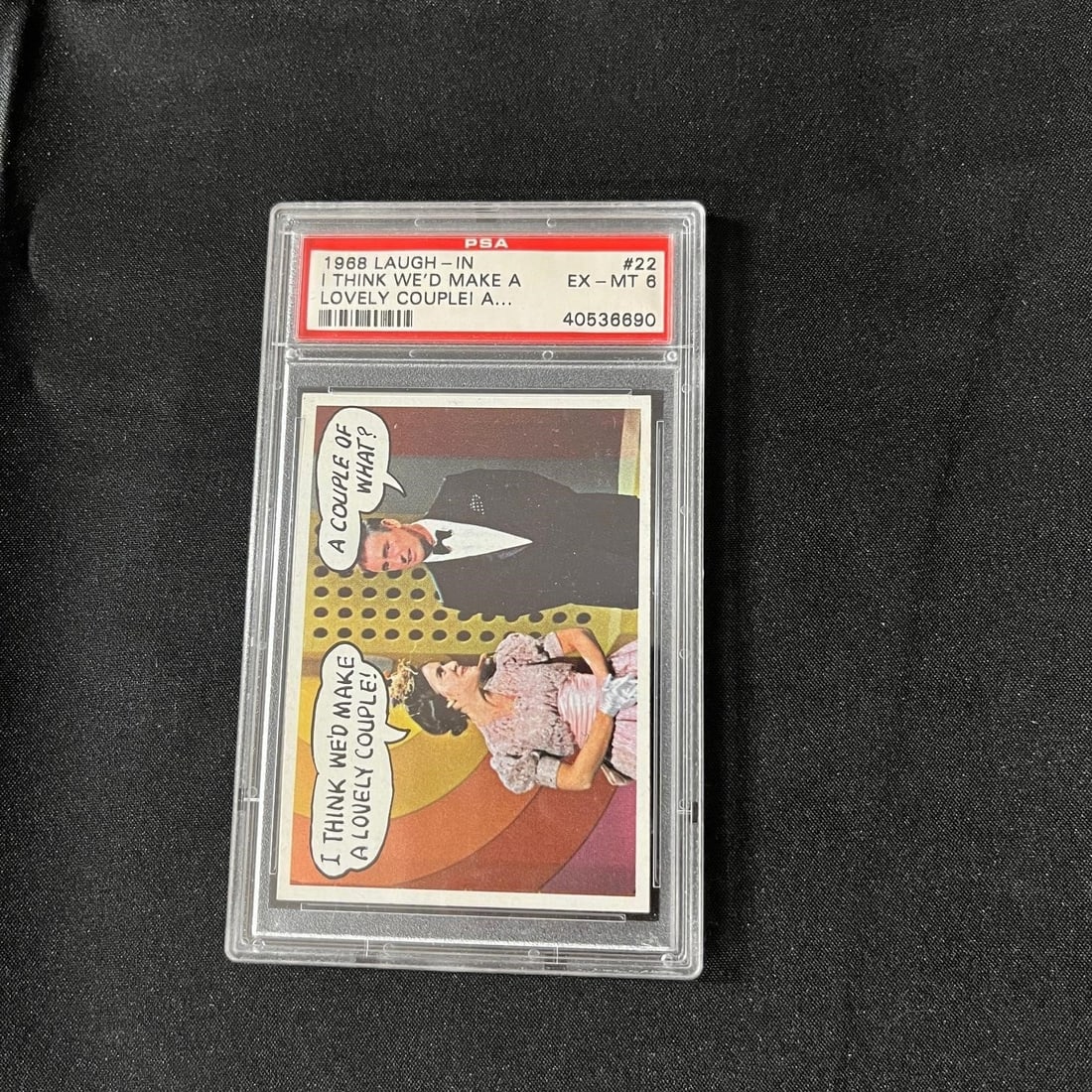 1968 Topps Laugh-In 22 PSA 8 (1 of 1)