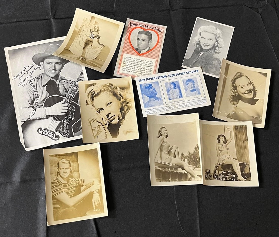 Group of Film Star & Model Photographs Some Rare (1 of 2)