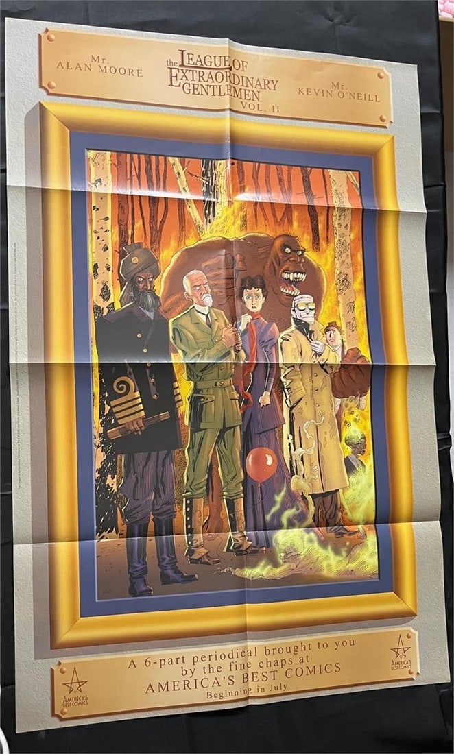 Alan Moore Extraordinary Gentlemen Series Poster: 14X21 Poster of the classic series We are a veteran owned company. Please look at the pictures carefully to determine what you believe the condition of collectible is. We are currently accepting consi