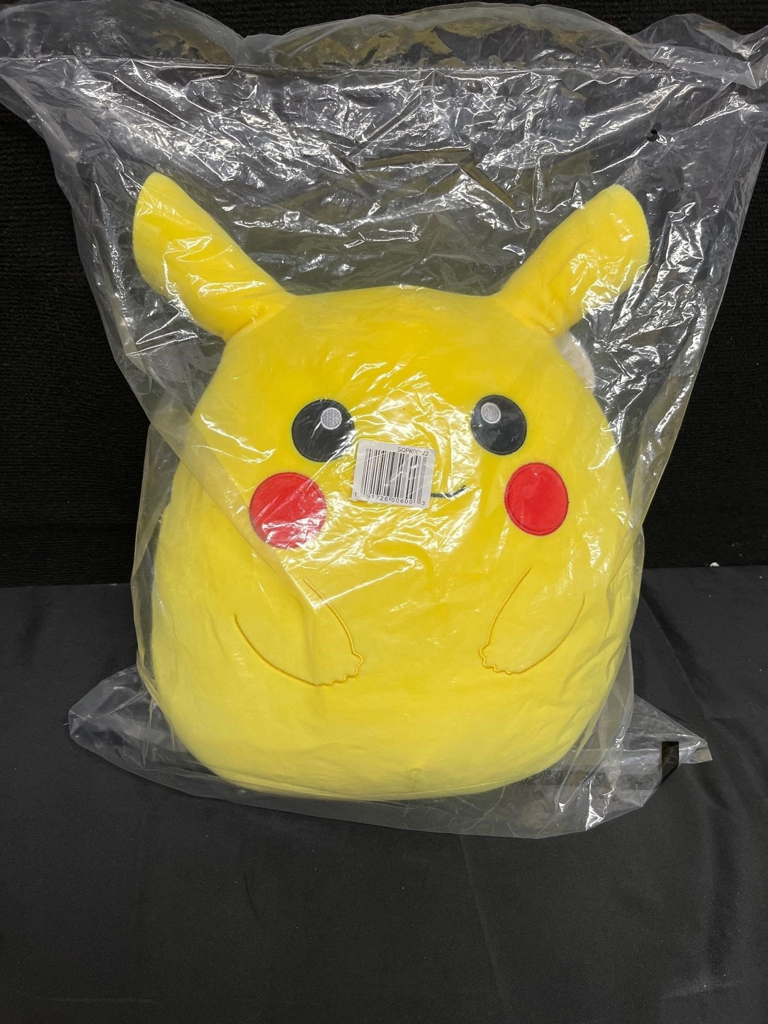 Unopened NWT Pikachu Pokemon Squishmallow 3 Feet!: Measures approximately 3 feet, this Squishmallow is unopened, and ready to enjoy! Shipping will be expensive due to bulk, but well worth it! We are a veteran owned company. Please look at the pictures