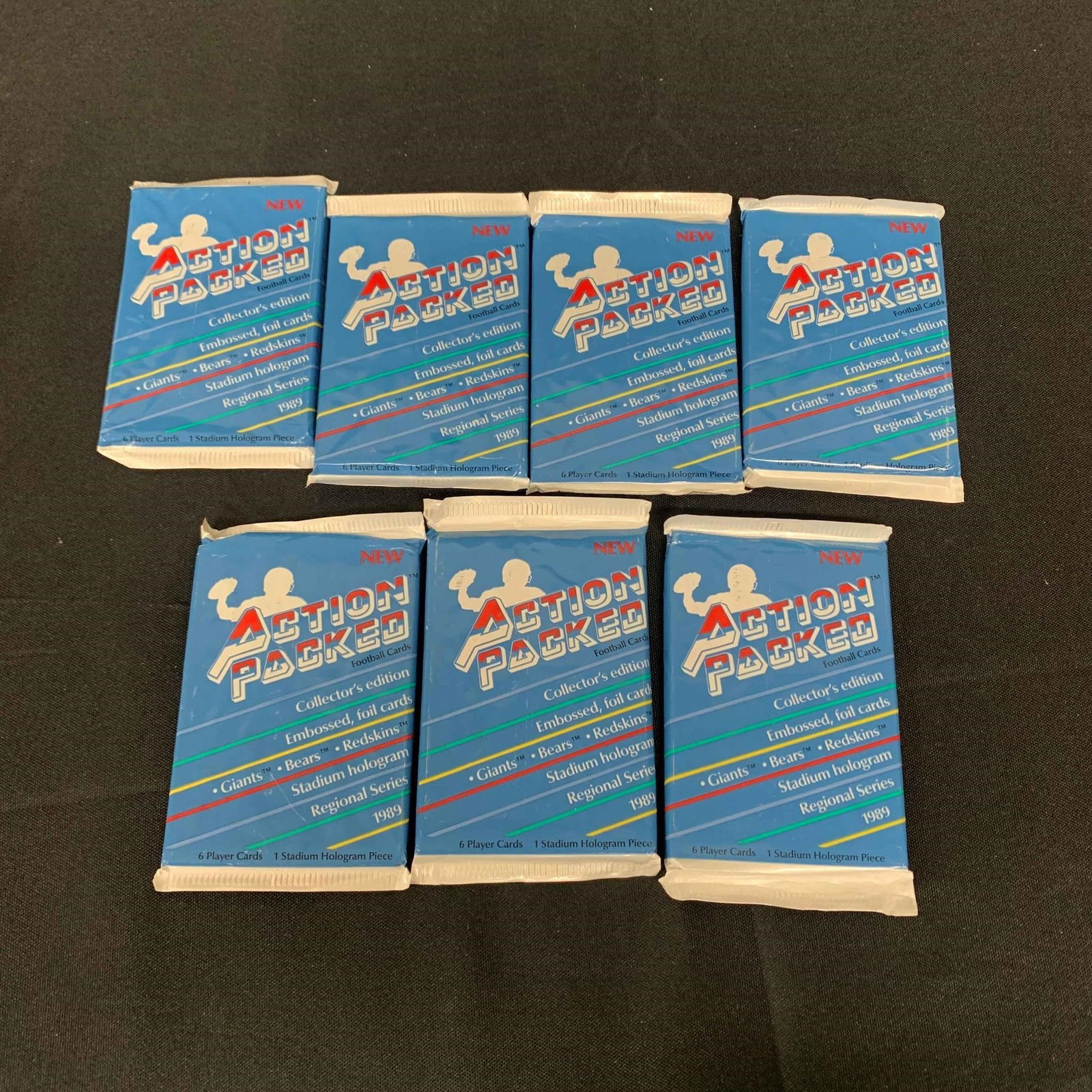 Unopened Action Packed Football Cards: We are a veteran owned company. lease look at the pictures carefully to determine what you believe the condition of collectible is. We are currently accepting consignments. Email us a aeronhouse1994@g
