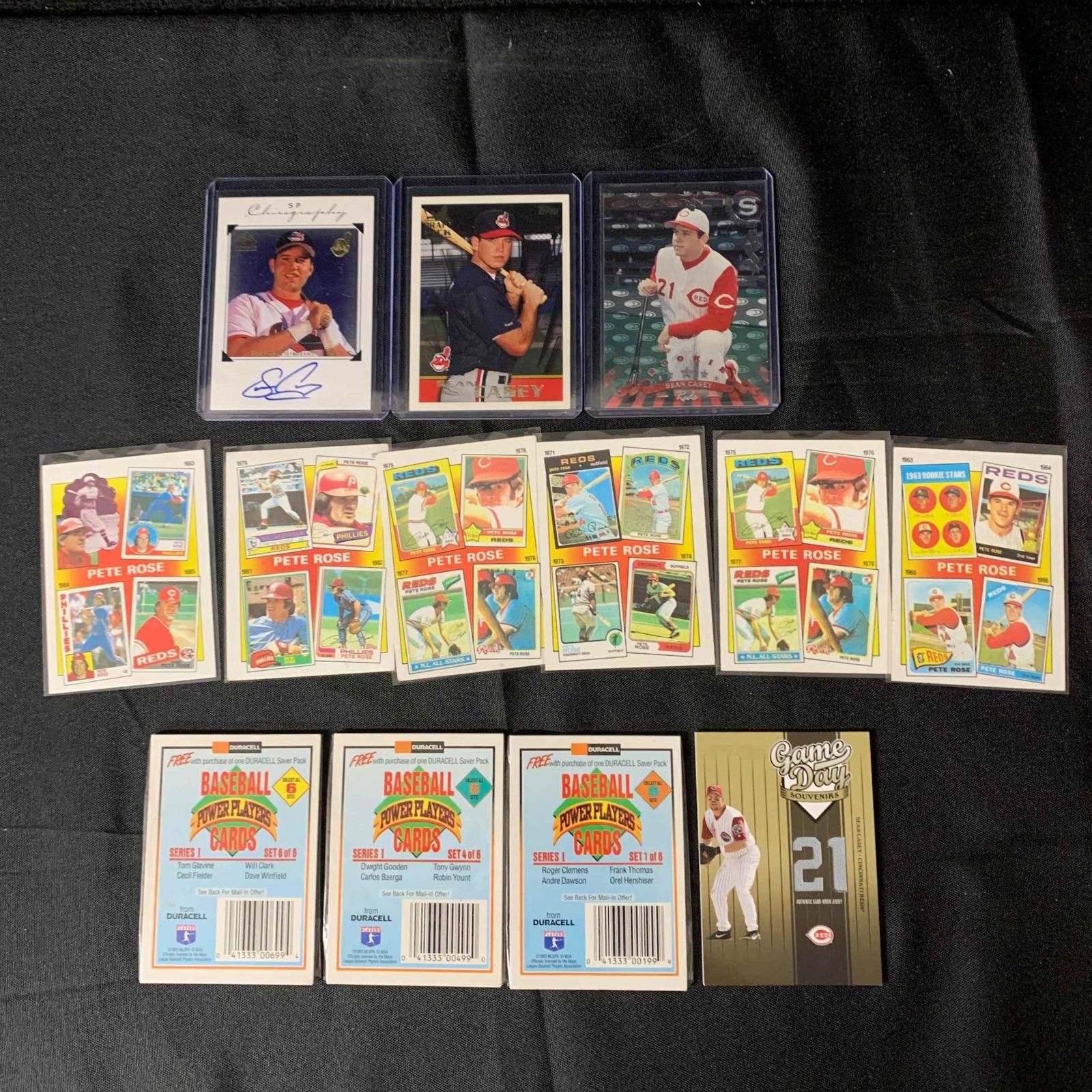 Pete Rose Baseball cards, Power Players packs + (1 of 2)