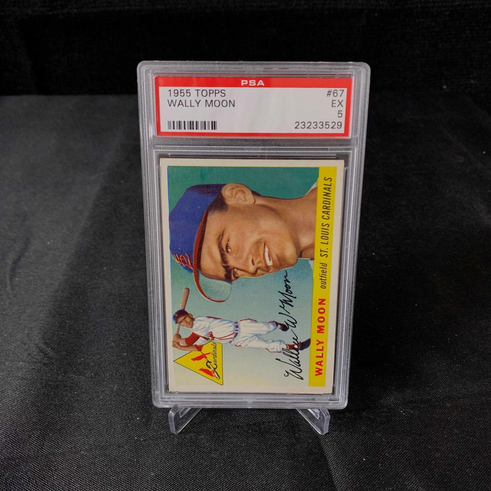 1955 Topps Wally Moon #67 PSA 5 (1 of 2)