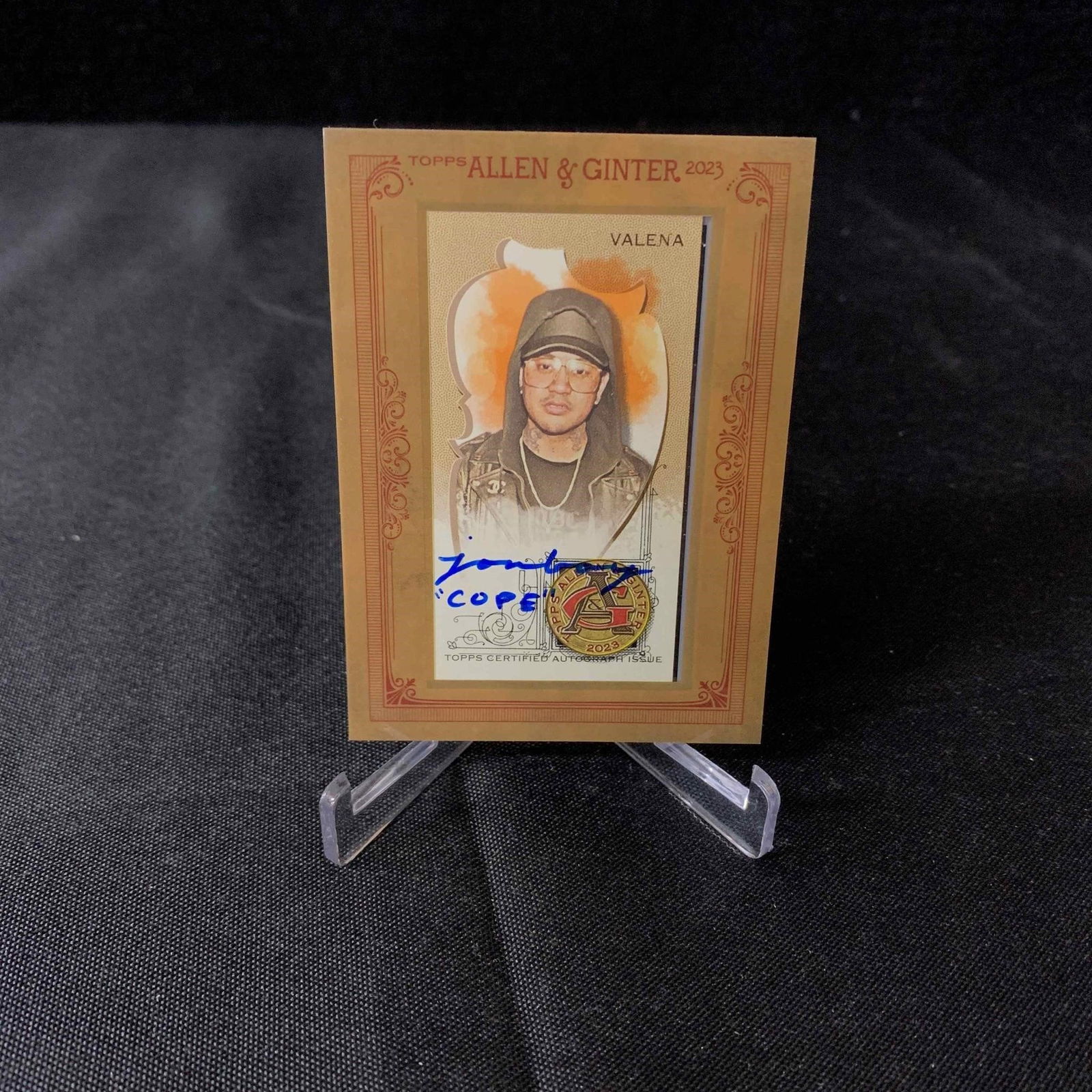 Jonathan Valena Signed Topps w/Inscription (1 of 2)