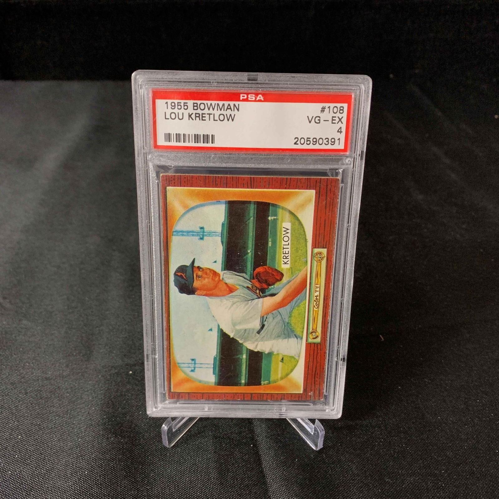 1955 Bowman Lou Kretlow PSA 4 (1 of 2)