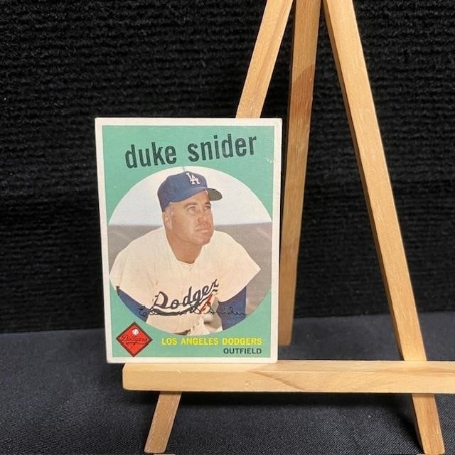 Duke Snider 1959 Topps Baseball #20 (1 of 2)