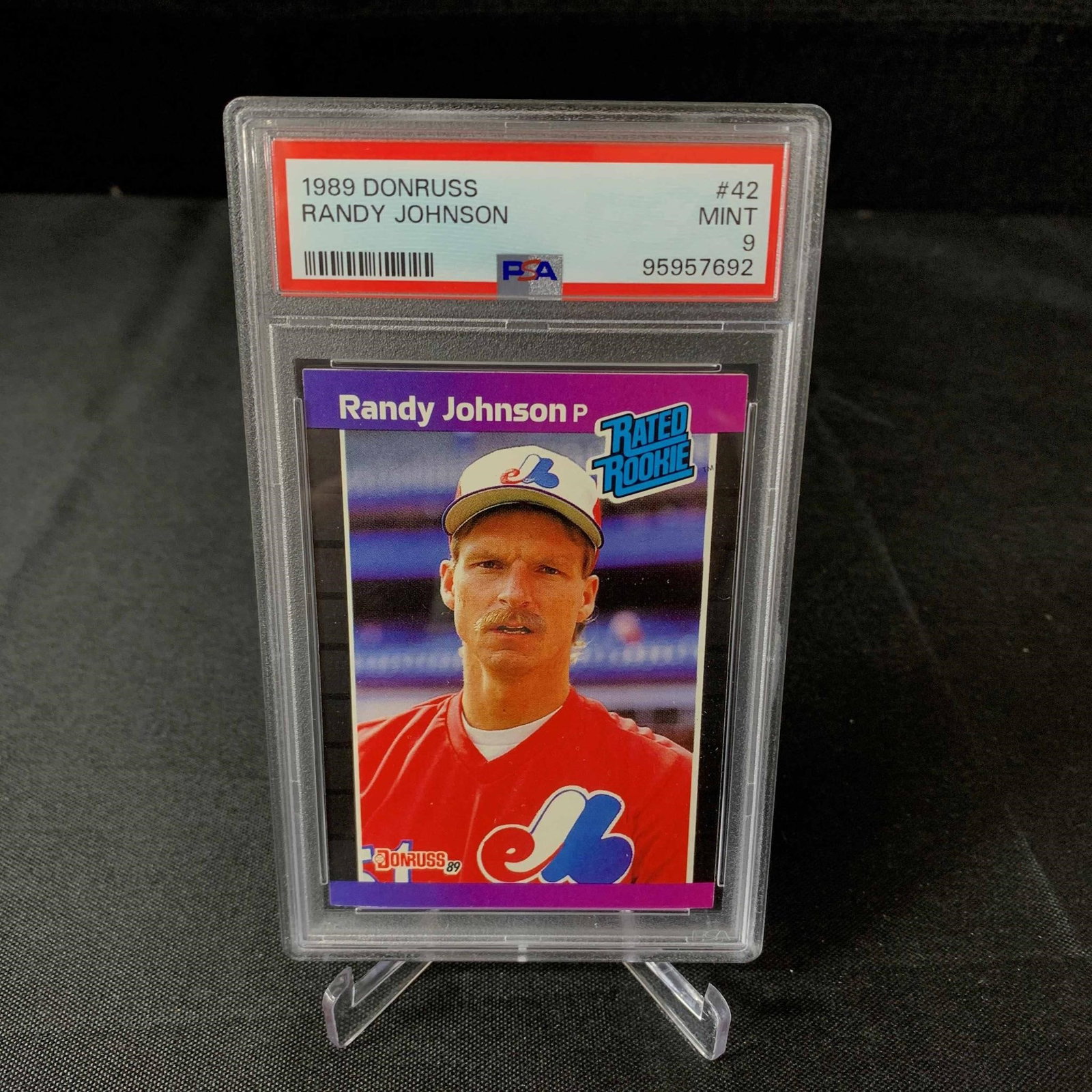 Randy Johnson 89 Donruss #42 PSA 9 (1 of 2)