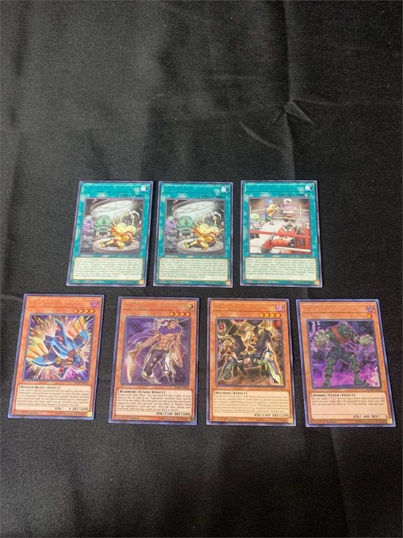 Error Yu-gi-oh cards, no name Error: Includes rare holos missing their names. Uncommon print error. We are a veteran owned company. lease look at the pictures carefully to determine what you believe the condition of collectible is. We ar