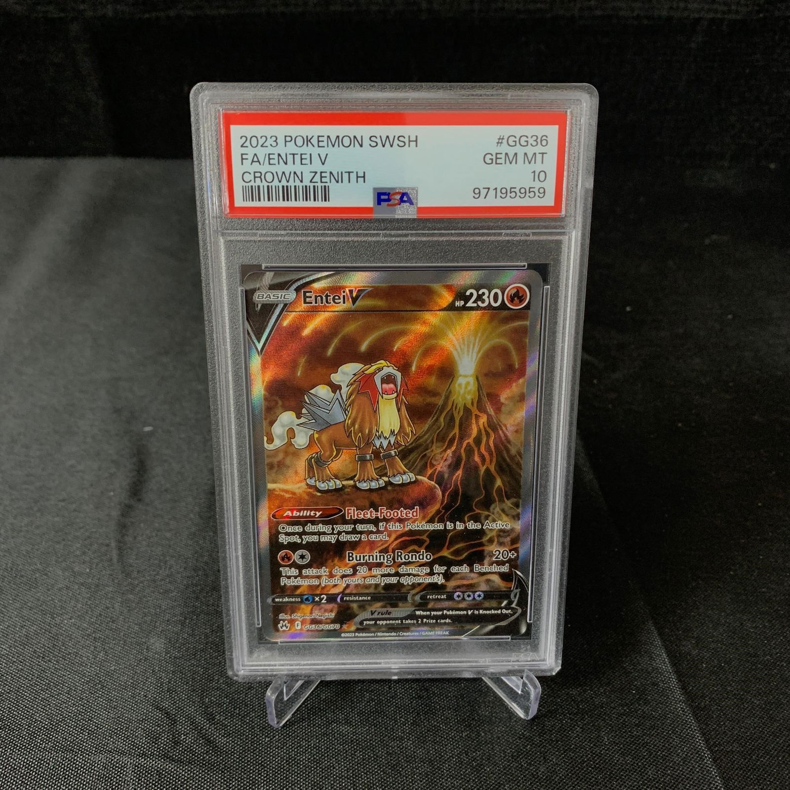 PSA 10 Entei V Galarian Gallery (1 of 2)