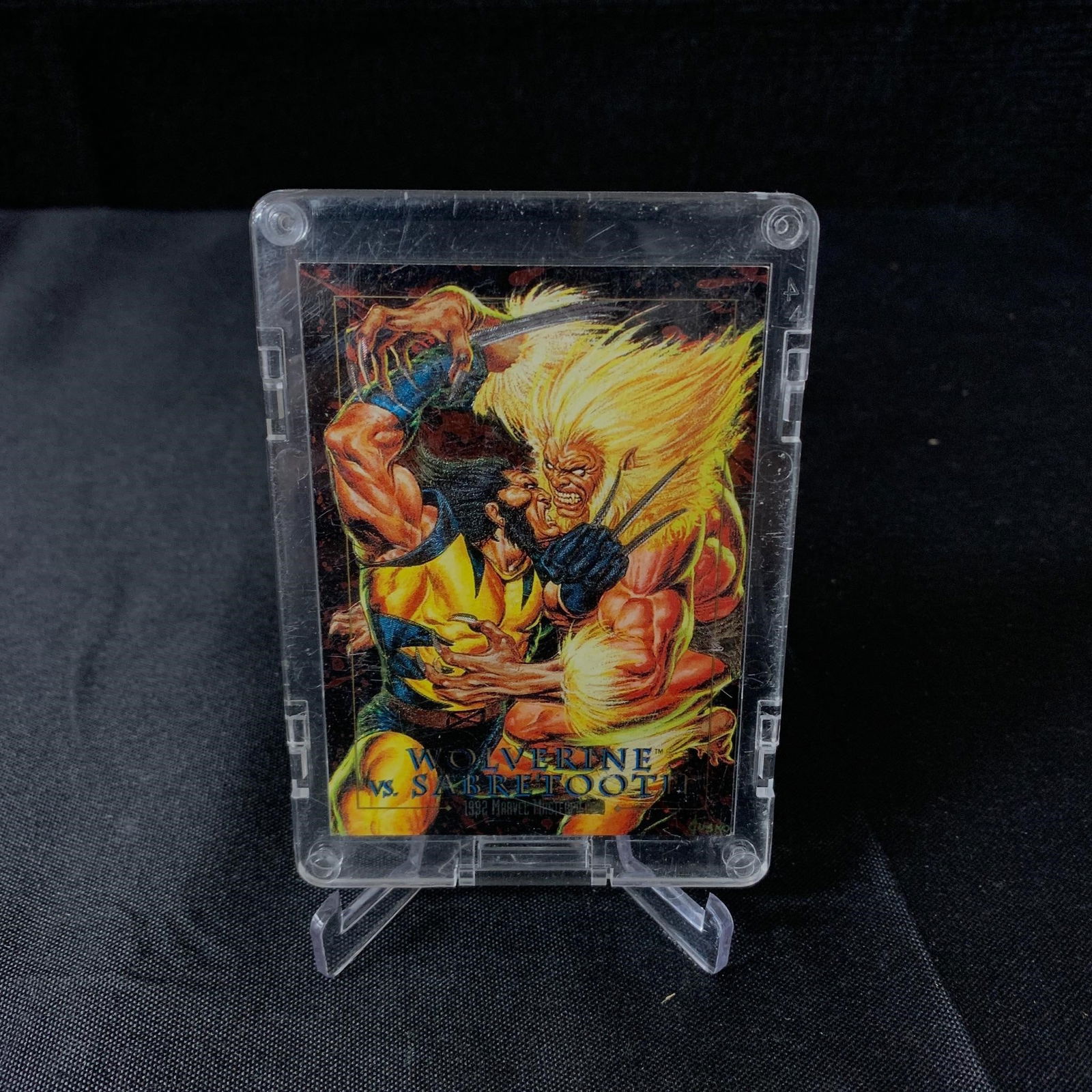 1992 Marvel Masterpieces Wolverine Foil (1 of 2)
