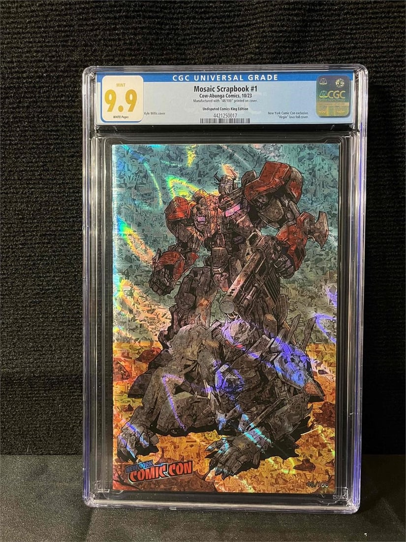 Transformers Mosaic Scrapbook #48/100 CGC 9.9 (1 of 1)
