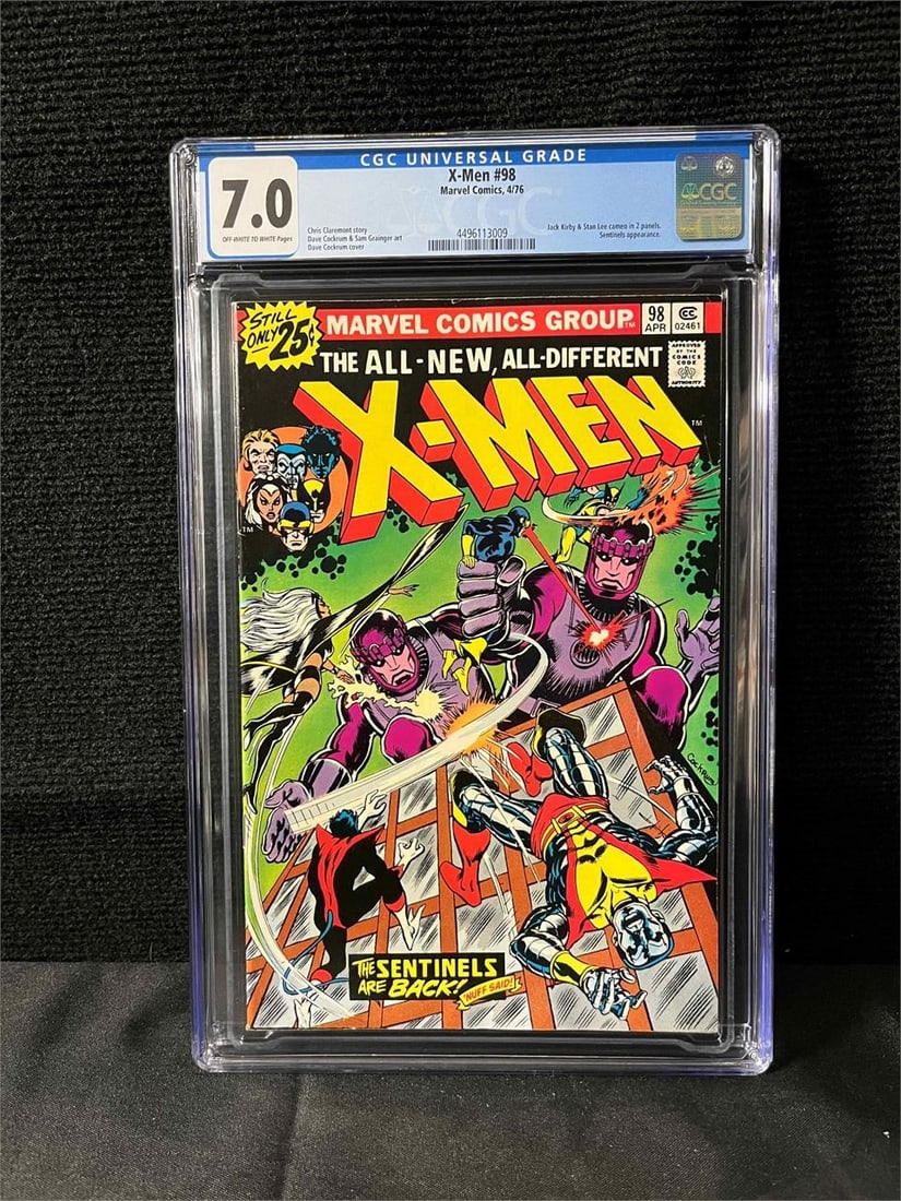 X-men 98 CGC 7.0 Bronze Age X-men Comic (1 of 1)