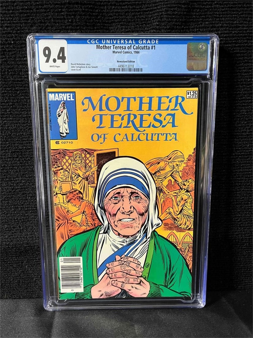 Mother Teresa 1 Newsstand Edition CGC 9.4 Comic (1 of 1)