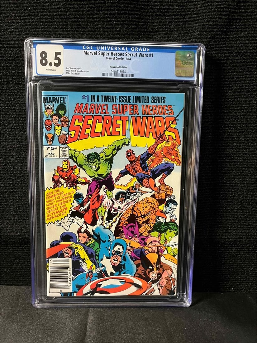 Marvel Super Heroes Secret Wars 1 Newsstand CGC (1 of 1)