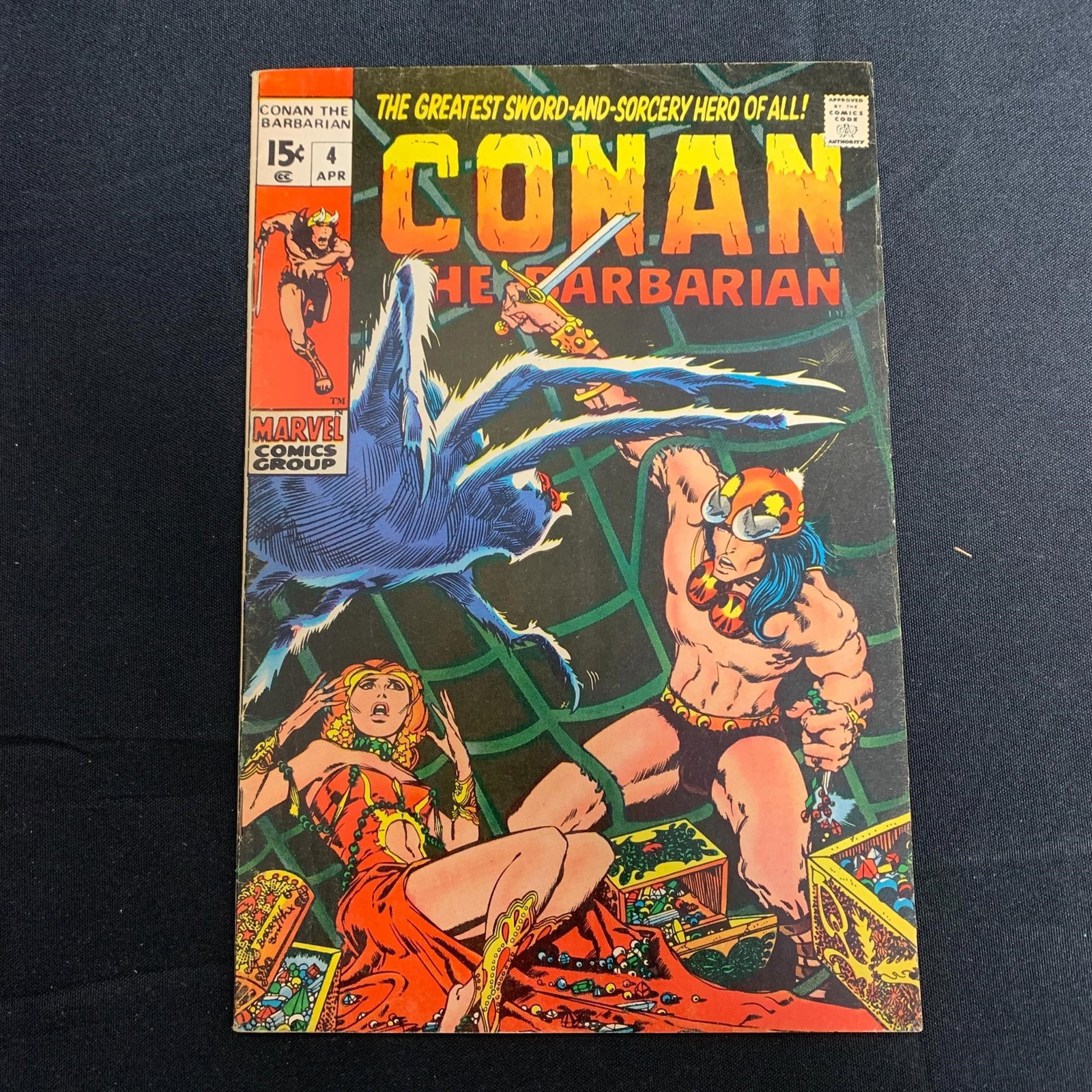 Conan the Barbarian 4 Marvel Bronze Age Comic (1 of 2)