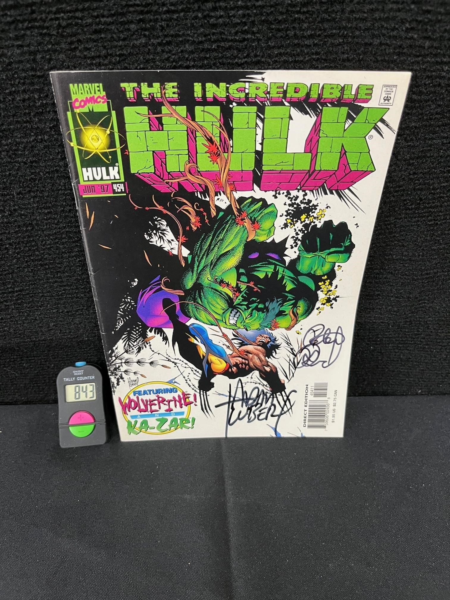 Hulk 454 Signed by Peter David (1 of 3)