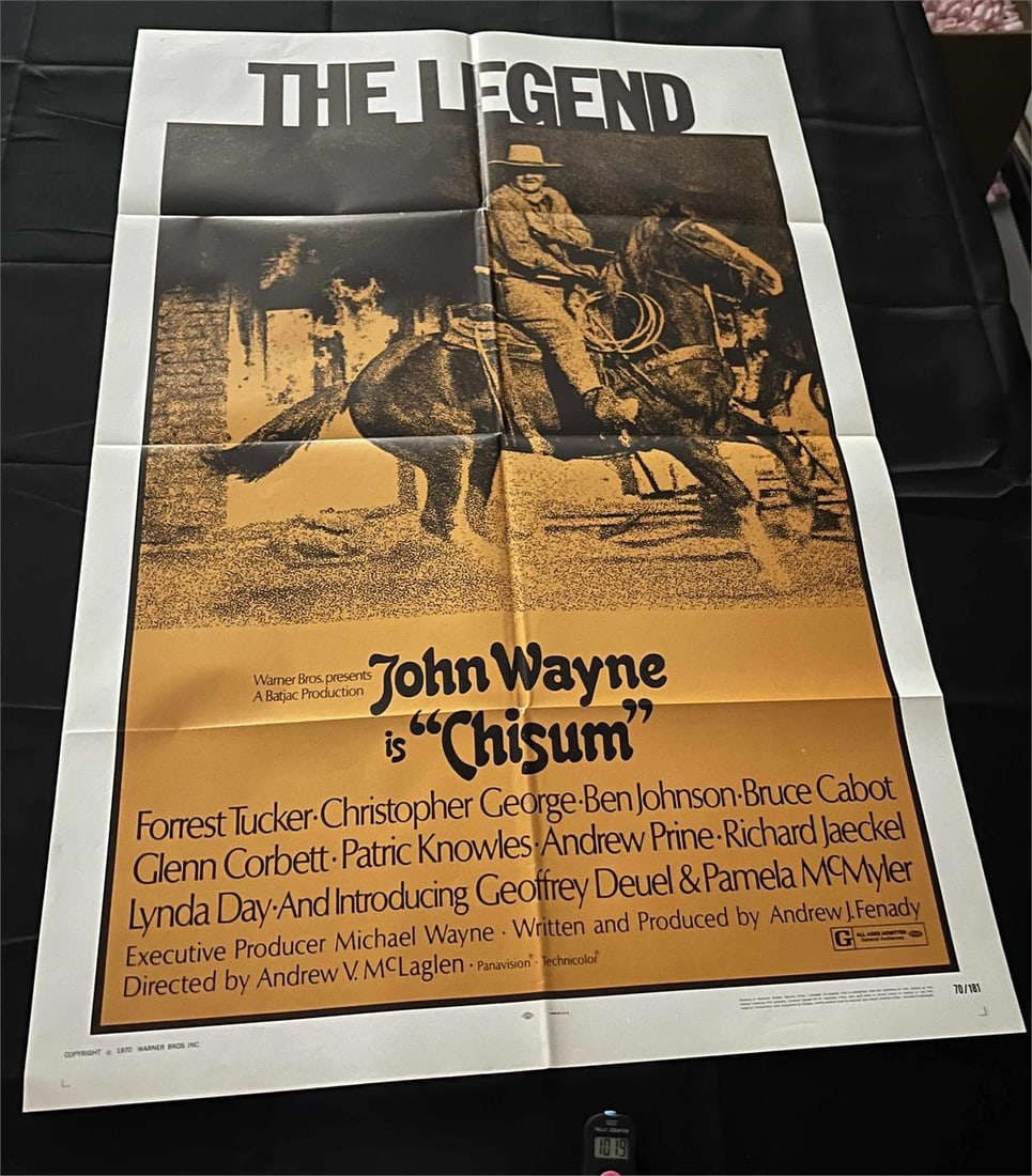 Chisum John Wayne Original Movie Poster (1 of 1)
