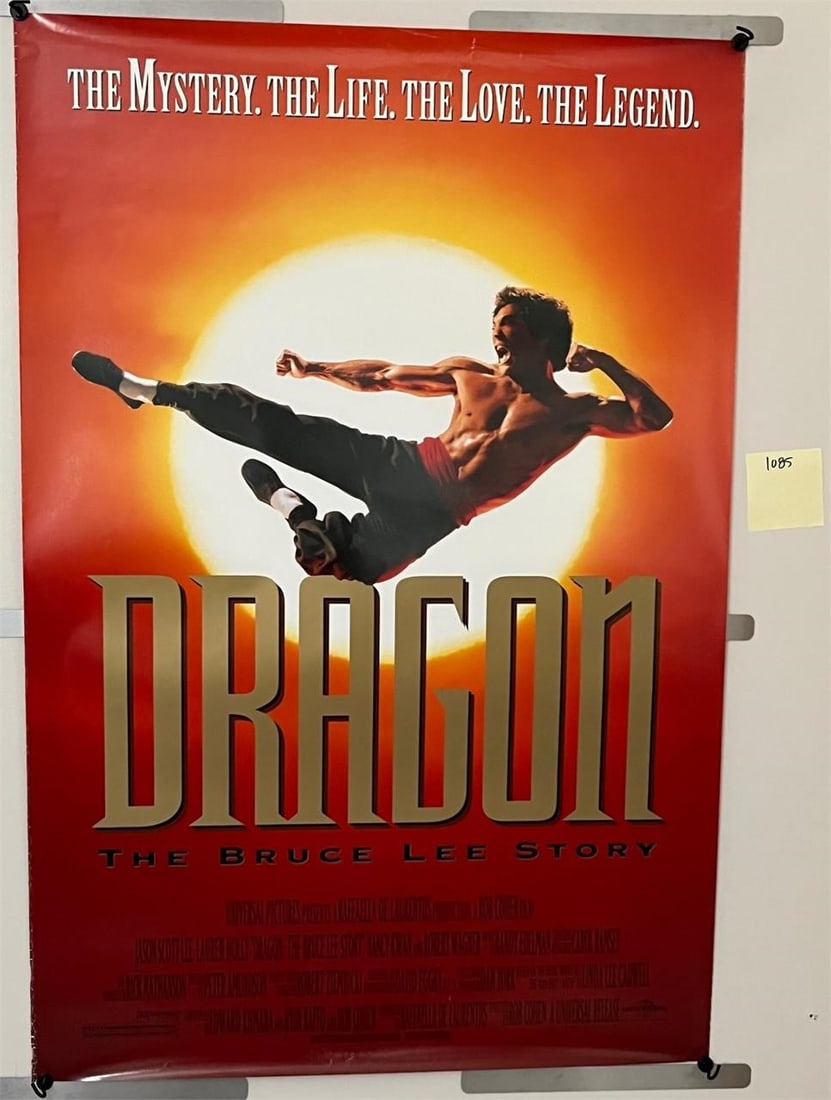 Dragon Bruce Lee Story Original Movie Poster: Rolled, Double Sided Movie Poster measures 20 X 40 We are a veteran owned company. lease look at the pictures carefully to determine what you believe the condition of collectible is. We are currently 