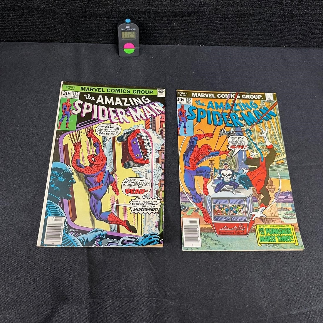 Amazing Spider-man 160 & 162: We are a veteran owned company. lease look at the pictures carefully to determine what you believe the condition of collectible is. We are currently accepting consignments. Email us a aeronhouse1994@g