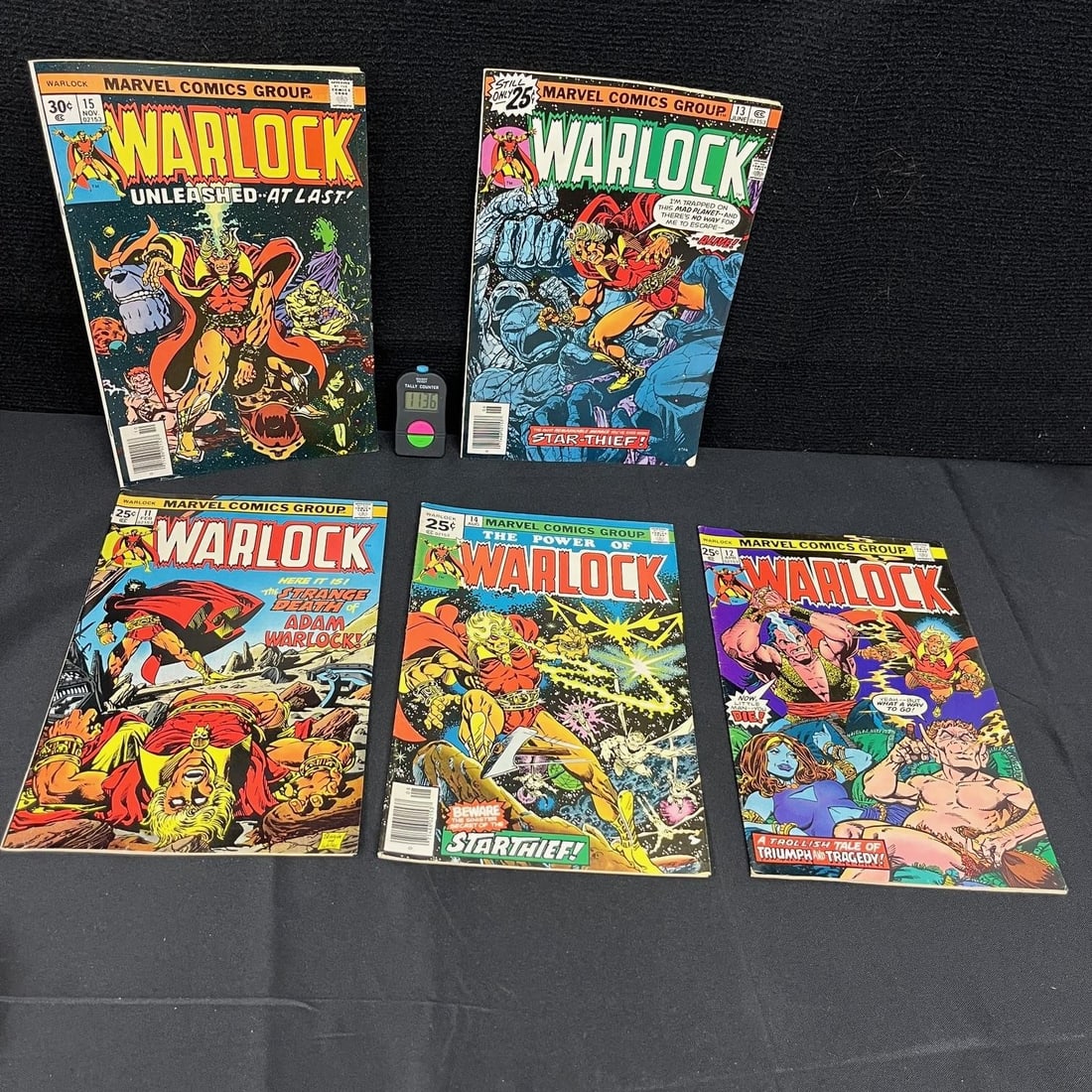 Warlock Marvel 1st Ser. Bronze Age Comics: We are a veteran owned company. lease look at the pictures carefully to determine what you believe the condition of collectible is. We are currently accepting consignments. Email us a aeronhouse1994@g