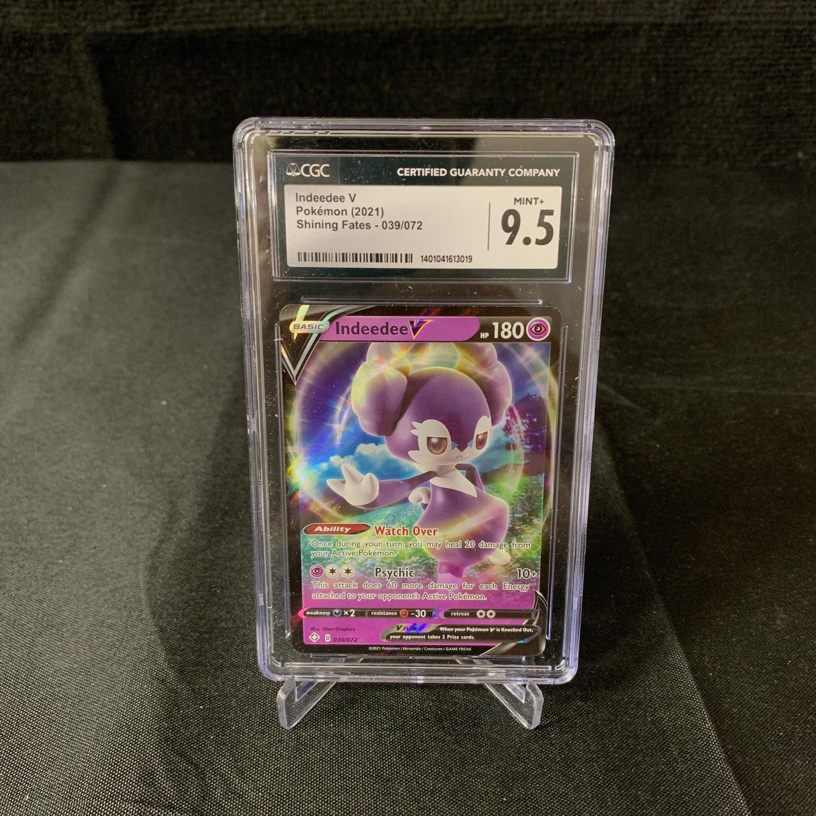 CGC 9.5 Indeedee V #39 Shining Fates Pokemon Card. We are a veteran owned company. lease look at the (1 of 1)