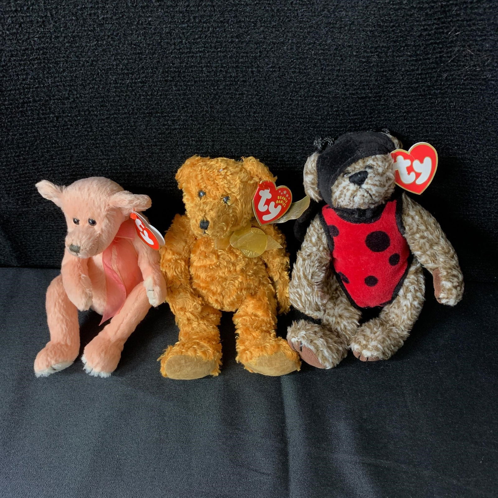 Beanie Babies, 100th Ann of the Teddy Bear: Includes Commemorative 100th Anniversary of the Teddy Bear, Bugsy, and Hayes, Beanie Babies. We are a veteran owned company. lease look at the pictures carefully to determine what you believe the cond