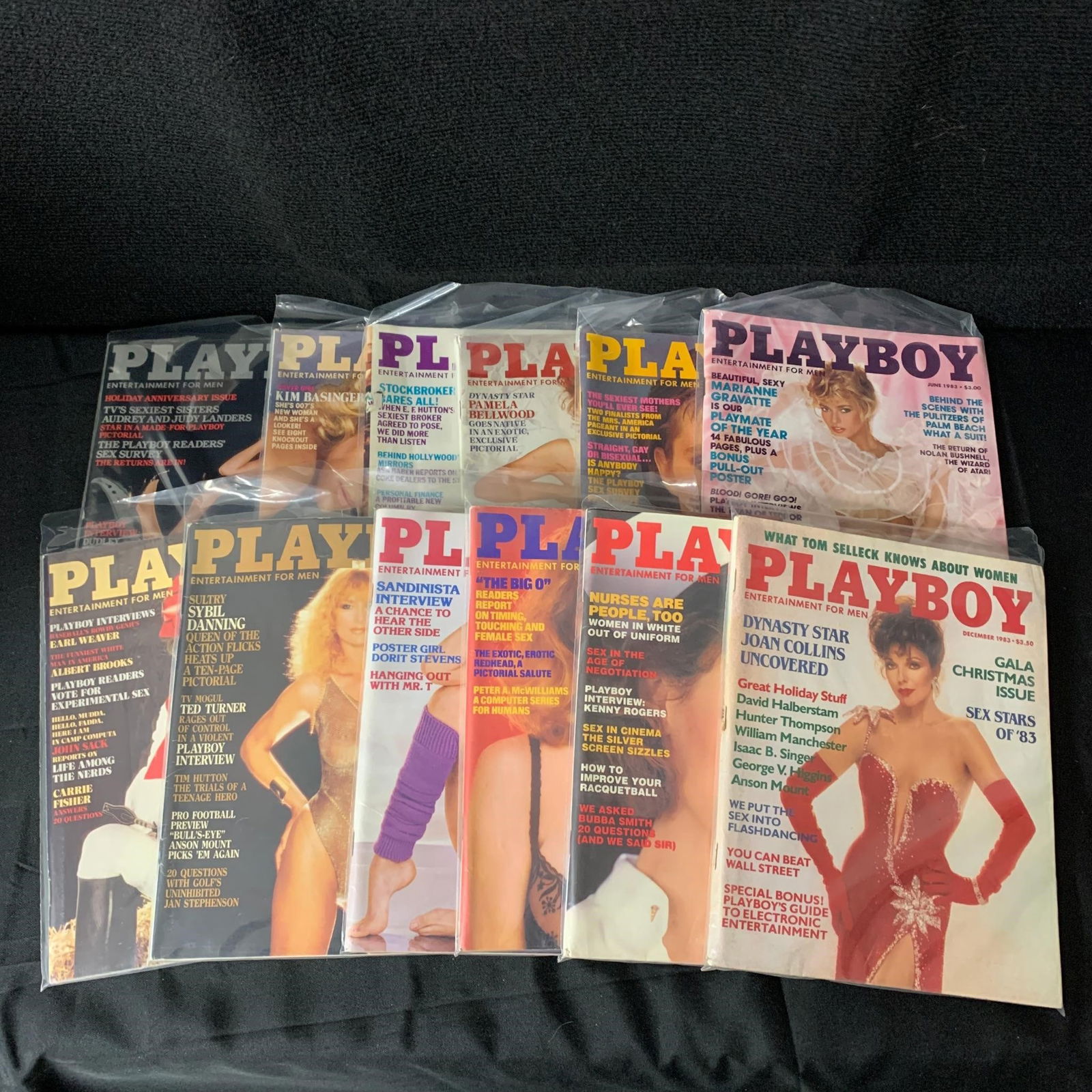 1983 Playboy Magazines, Complete Year (1 of 4)