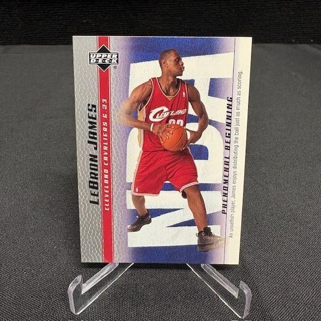 2004 PHENOMENAL BEGINNING LEBRON JAMES CARD (1 of 2)