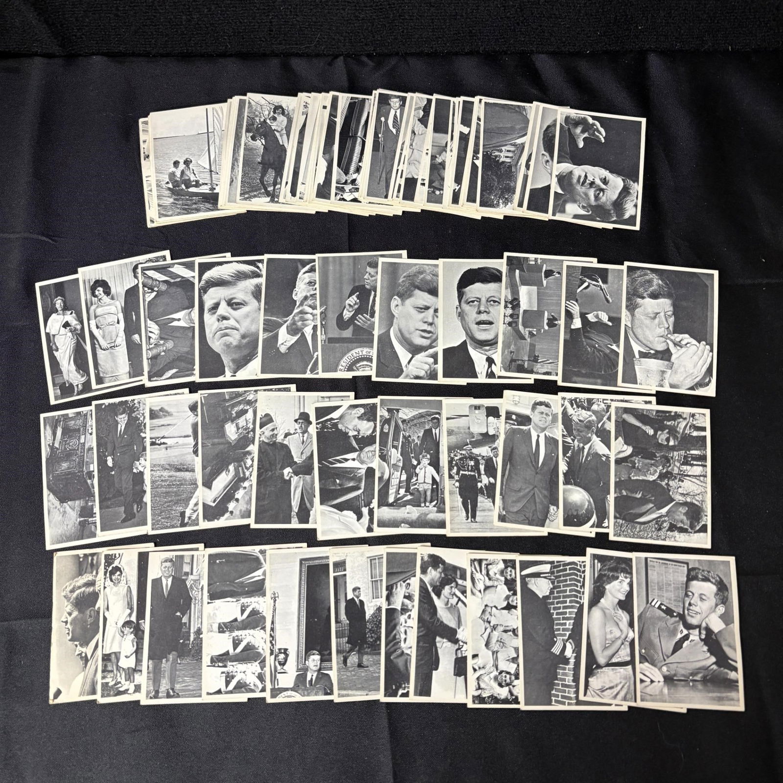 Complete 1964 JFK Topps Trading Card Set (1 of 2)