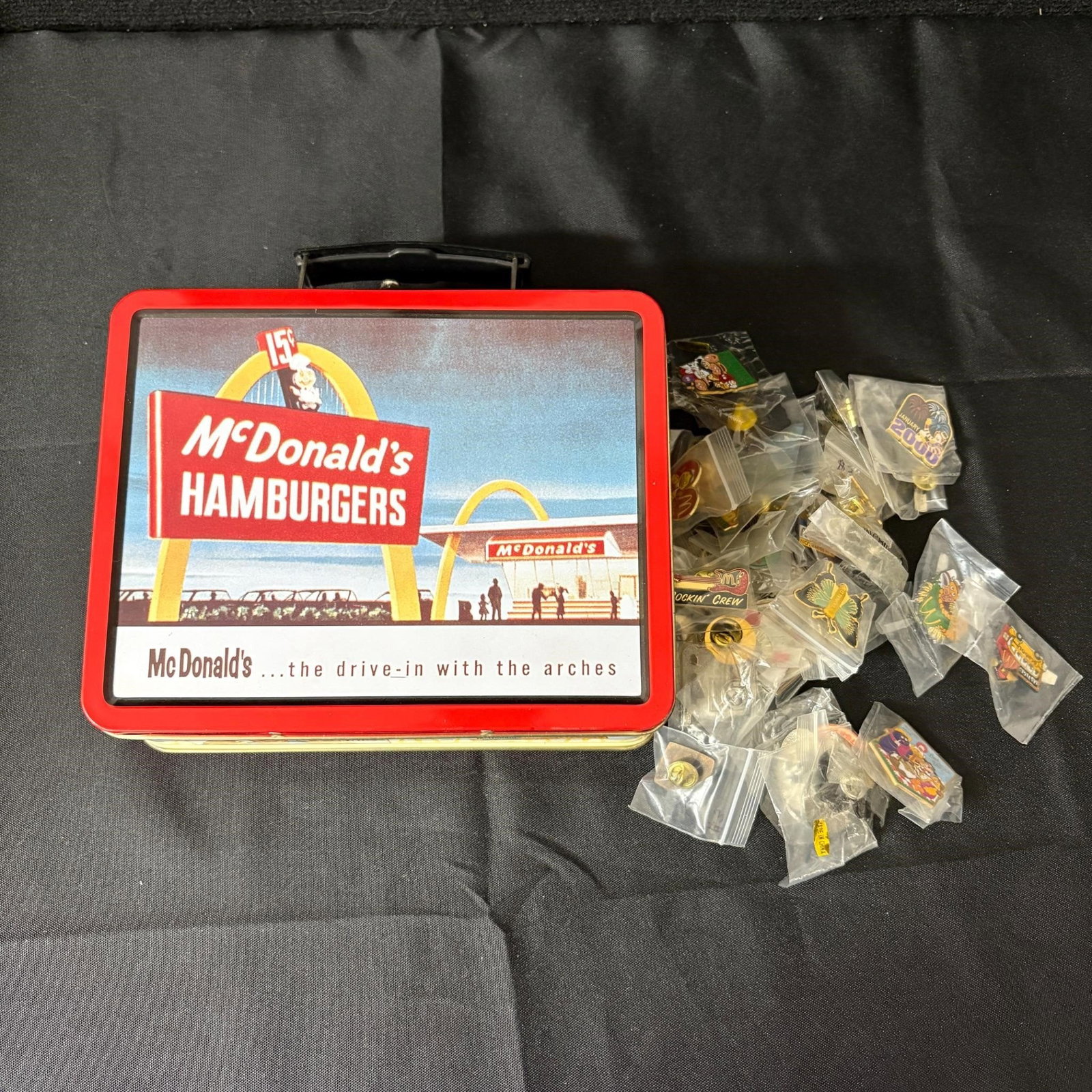 RARE McDonalds Pin Collection, Vintage!: Incredibly rare collection of various promotional McDonalds pins which were given to staff and customers. Includes vintage pins. Includes Snow White Pin, Vintage Chief Ronald McDonald, Power Rangers P