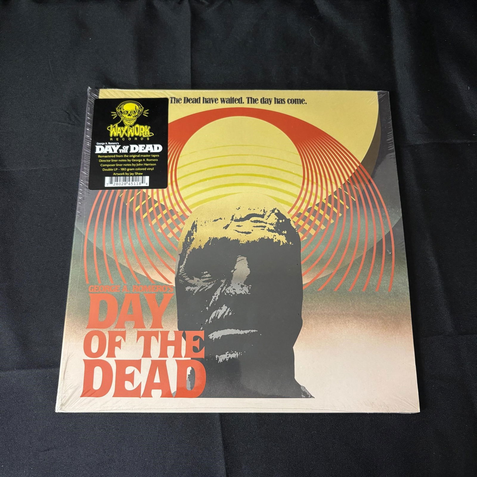 Day of the Dead Soundtrack, Vinyl Waxworks: The score to George A. Romero's DAY OF THE DEAD by composer John Harrison (Creepshow, Tales From The Dark Side) We are a veteran owned company. Please look at photos carefully. All items are available