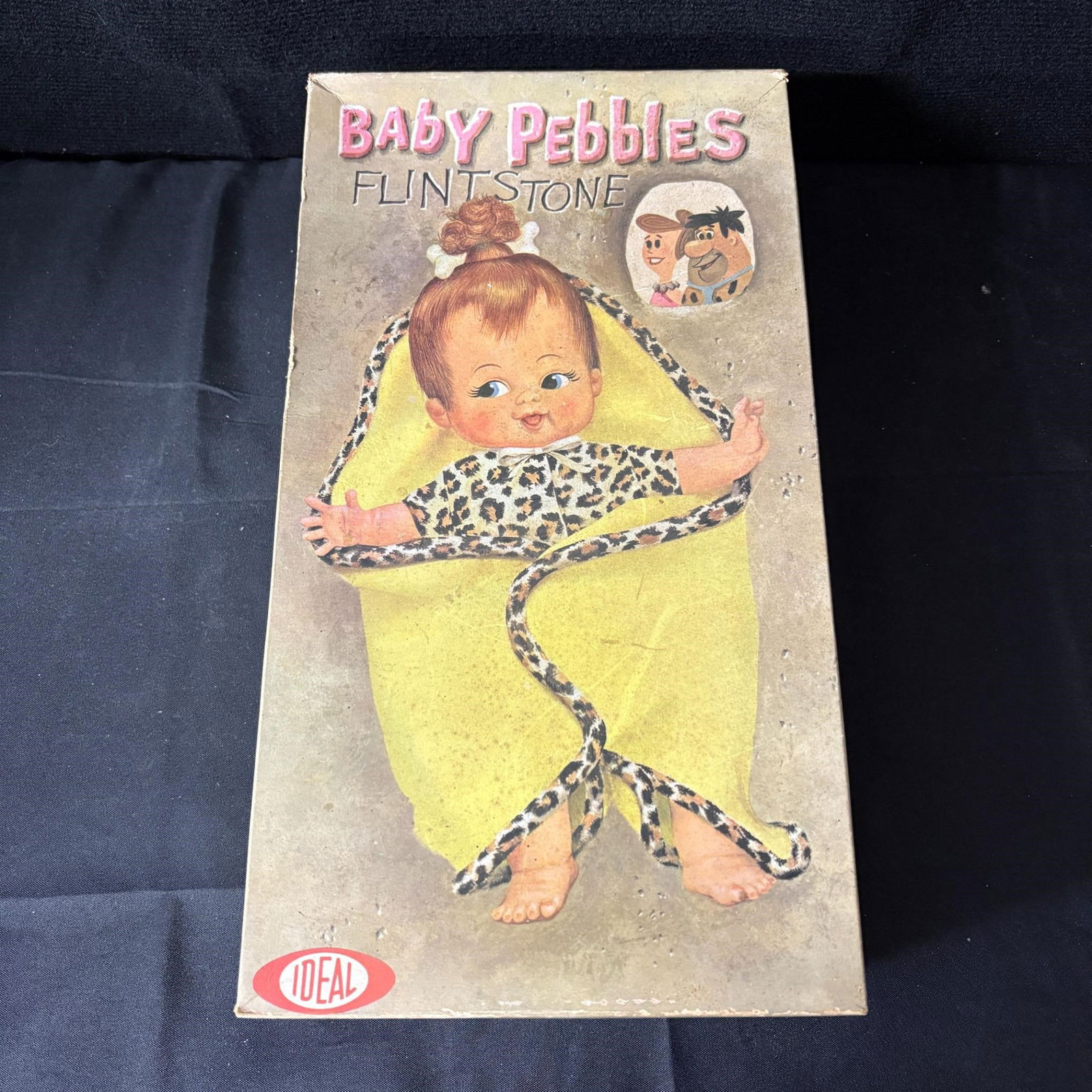 Flintstone Baby Pebbles Doll + Original Box (1 of 3)